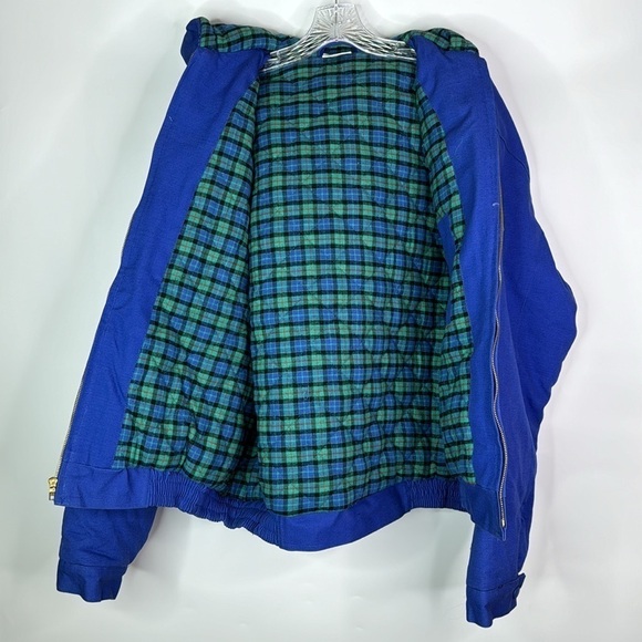 Menards Blue Insulated Hooded Jacket Size Large - Picture 7 of 9